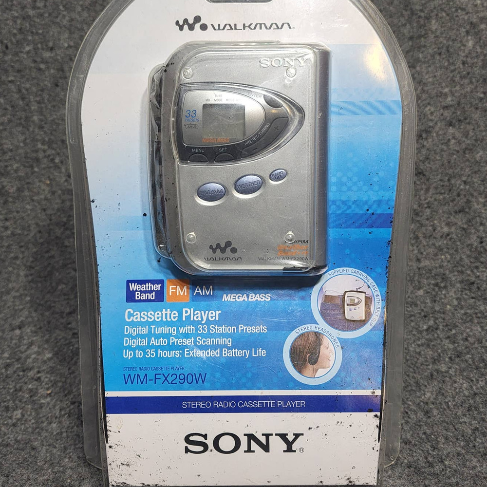 Sony Walkman WM-FX290W Stereo Radio Cassette Player Weather Band (Please Read)